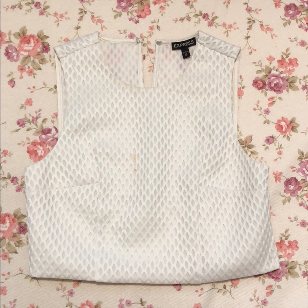 White cute top
